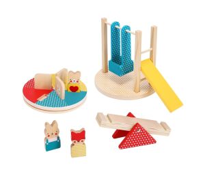 Petit Collage Drevená sada Na ihrisku