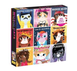 Mudpuppy Puzzle Music Cats 500 dielikov