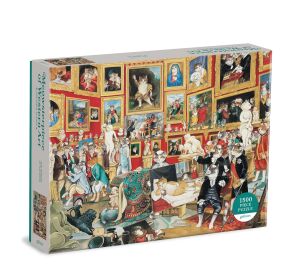 Galison Puzzle Tribuna Uffizi s mačkami 1500 dielikov