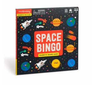 Mudpuppy Magnetická dosková hra Vesmírne bingo