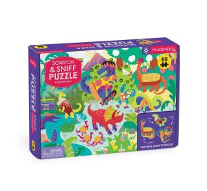 Mudpuppy Mudpuppy Puzzle Pizzasaurus 60dielne s vôňou