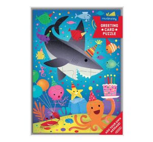 Mudpuppy Puzzle "žraločia párty" priania 12 dielov