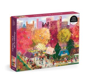 Galison Puzzle Jeseň na Mestskom trhu 1000 dielikov