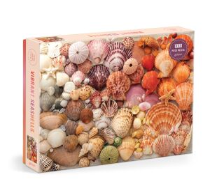 Galison Puzzle Žiarivé mušle 1000 dielikov