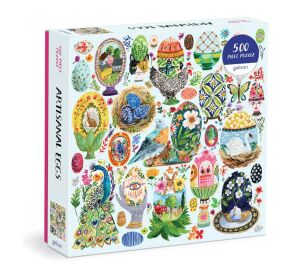 Galison Puzzle Maľované vajíčka 500 dielikov