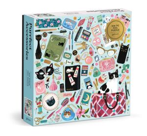 Galison Fóliové puzzle Mačacia elegancia 500 dielikov