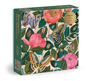 Galison Fóliové puzzle Medzi kvetmi 1000 dielikov