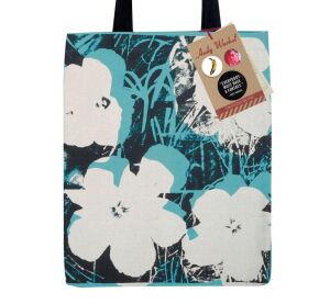 Galison Plátená taška Kvety Andy Warhol