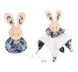 Doudou Muchláčik béžový králiček 3v1