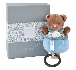 Doudou Darčeková sada - Plyšový medvedík hrajúci melódiu 20 cm
