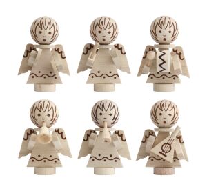 Detoa Vianočné ozdoby anjelikovia