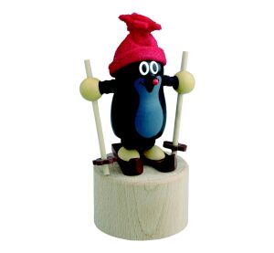 Detoa Mačkacie figúrka Krtko na lyžiach