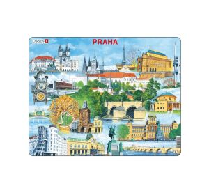 Larsen Vzdelávacie puzzle Praha Pamiatky 66 dielikov