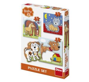 Dino Puzzle Zvieratká