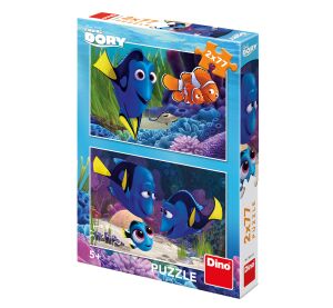 Dino Puzzle Dory sa našla 2x77 dielikov