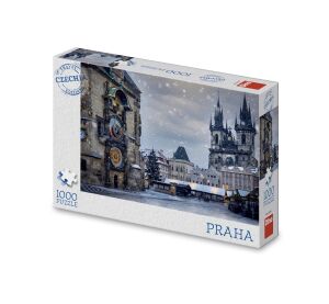 Dino Puzzle Zimný orloj 1000 dielikov