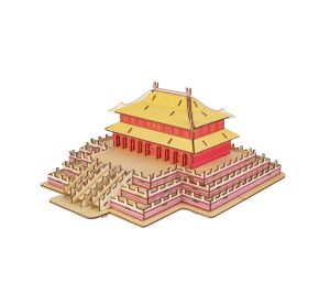 Woodcraft Drevené 3D puzzle The Hall of Supreme Harmony