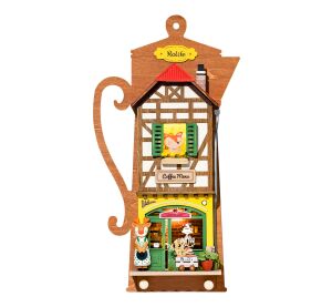 RoboTime Miniatúra domčeka na zavesenie Kaviareň Moka
