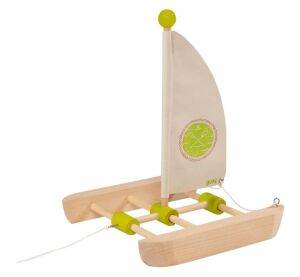 Goki Drevená skladačka Katamarán