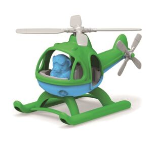 Green Toys Vrtuľník zelený