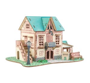 Woodcraft Drevené 3D puzzle Hostinec