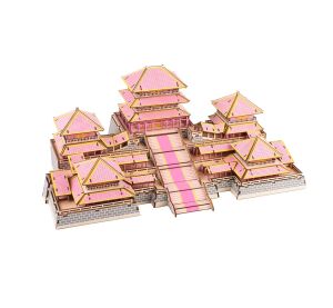 Woodcraft Drevené 3D puzzle Epang palace