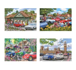 HOP Puzzle Krásny deň na projazd 4x500 dielikov