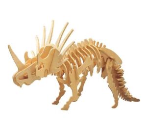 Woodcraft Drevené 3D puzzle Styracosaurus