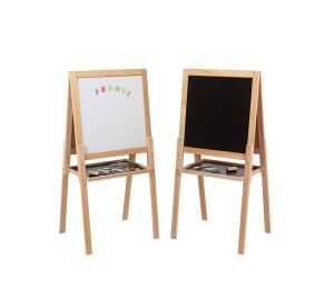 Jeujura Drevená multifunkčná tabuľa 54x54 cm