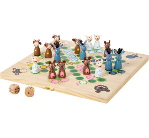 small foot Drevené človeče so zvieratkami