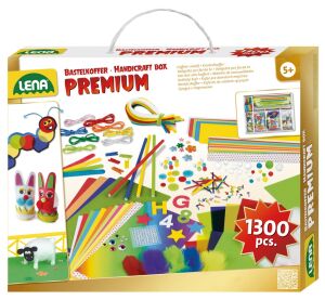 Lena Kreatívny kufrík pre malých domácich majstrov PRÉMIUM 1300 ks