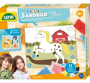 Lena Kreatívna sada obrázky z piesku Zvieratá