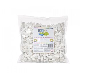 L-W Toys Stavebnica pre deti základné kocky 2x2 500 ks