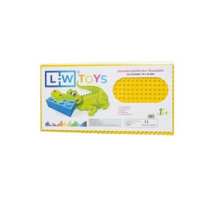 L-W Toys Toys Podložka na stavanie - JUNIOR 16x32 bodov žltá