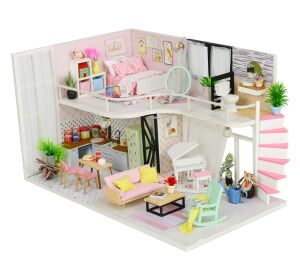 2Kids Toys miniatúra domčeka Dom Anniny ružové melódie