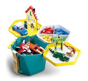 Sluban Bucket Bricks M38-B0829 Vedro s kockami zelený