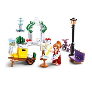 Sluban Girls Dream Village M38-B0869 Maliarka v parku