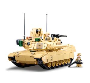 Sluban Model Bricks M38-B0892 Bojový tank M1A2 Abrams