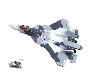 Sluban Model Bricks M38-B0986 Prúdové stíhacie lietadlo Su-57 2 v 1