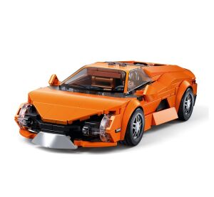 Sluban Model Bricks M38-B1509 Športové vozidlo oranžové v mierke 1:32