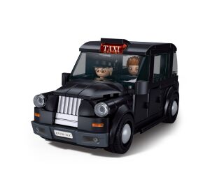 Sluban Model Bricks M38-B1526 Čierne taxi v mierke 1:35