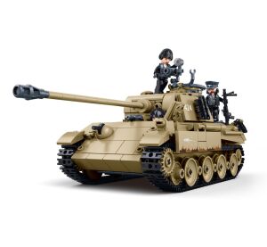 Sluban Model Bricks M38-B1535 Stredný tank Panther G-S v mierke 1:35