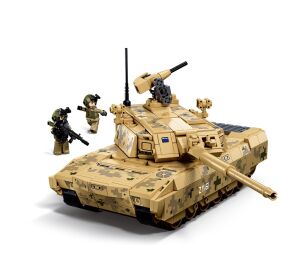 Sluban Army M38-B1616 Bojový tank ZTZ-100 v mierke 1:44