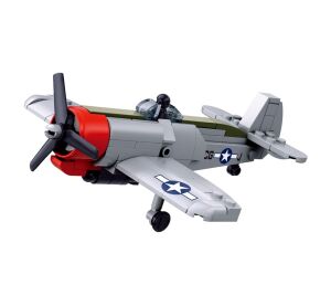 Sluban Model Bricks M38-B1617C Stíhacie lietadlo P-47 Thunderbolt v mierke 1:72
