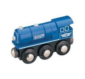 Maxim Dřevěná parní lokomotiva