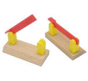 Maxim Dřevěné závory jednoduché 2 kusy