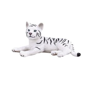 Mojo Biely tiger indický mláďa ležiace