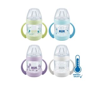 NUK Nature Sense fľaštička na učenie s kontrolou teploty (6-18m) 150 ml 1 ks