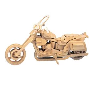 Woodcraft Drevené 3D puzzle Motorka Harley Davidson II