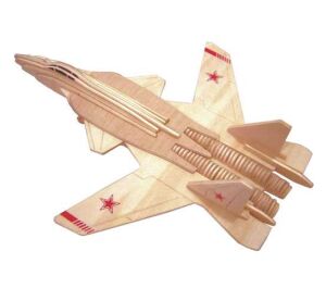 Woodcraft Drevené 3D puzzle stíhačka